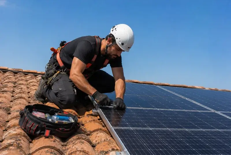 Maintenance et monitoring de panneaux solaires à Saint-Martin-d'Hères