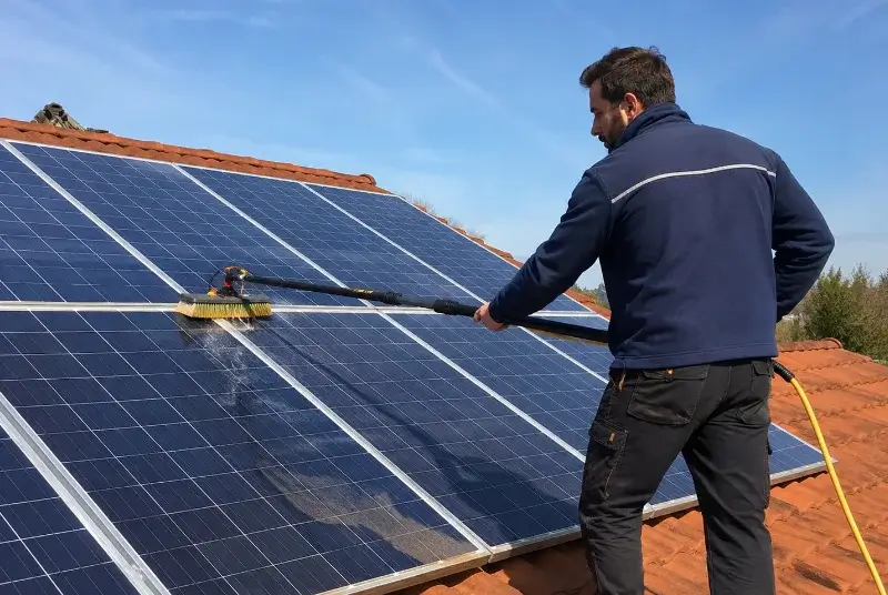 Nettoyage et entretien de panneaux solaires à Saint-Martin-d'Hères
